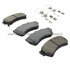 1001-1164M by MPA ELECTRICAL - Quality-Built Premium Semi-Metallic Brake Pads w/ Hardware