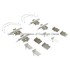 1001-1164M by MPA ELECTRICAL - Quality-Built Premium Semi-Metallic Brake Pads w/ Hardware