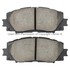 1001-1184M by MPA ELECTRICAL - Quality-Built Premium Semi-Metallic Brake Pads w/ Hardware