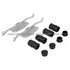 1001-1240BM by MPA ELECTRICAL - Quality-Built Premium Semi-Metallic Brake Pads w/ Hardware