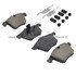 1001-1240BM by MPA ELECTRICAL - Quality-Built Premium Semi-Metallic Brake Pads w/ Hardware