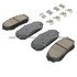 1001-1258M by MPA ELECTRICAL - Quality-Built Premium Semi-Metallic Brake Pads w/ Hardware