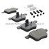 1001-1240M by MPA ELECTRICAL - Quality-Built Premium Semi-Metallic Brake Pads w/ Hardware