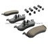 1001-1279M by MPA ELECTRICAL - Quality-Built Premium Semi-Metallic Brake Pads w/ Hardware