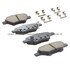 1001-1263M by MPA ELECTRICAL - Quality-Built Premium Semi-Metallic Brake Pads w/ Hardware