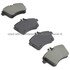 1001-1357M by MPA ELECTRICAL - Quality-Built Premium Semi-Metallic Brake Pads w/ Hardware