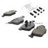 1001-1505M by MPA ELECTRICAL - Quality-Built Premium Semi-Metallic Brake Pads w/ Hardware