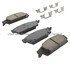 1001-1707M by MPA ELECTRICAL - Quality-Built Premium Semi-Metallic Brake Pads w/ Hardware