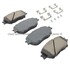 1002-0908AM by MPA ELECTRICAL - Quality-Built Work Force Heavy Duty Brake Pads w/ Hardware