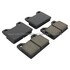 1003-0108C by MPA ELECTRICAL - Quality-Built Disc Brake Pad Set - Black Series, Ceramic