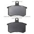 1003-0228C by MPA ELECTRICAL - Quality-Built Black Series Ceramic Brake Pads w/ Hardware