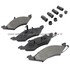 1003-0257M by MPA ELECTRICAL - Quality-Built Black Series Semi-Metallic Brake Pads w/ Hardware