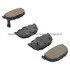 1003-0323AC by MPA ELECTRICAL - Quality-Built Black Series Ceramic Brake Pads w/ Hardware