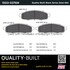 1003-0376M by MPA ELECTRICAL - Quality-Built Black Series Semi-Metallic Brake Pads w/ Hardware