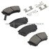 1003-0451C by MPA ELECTRICAL - Quality-Built Black Series Ceramic Brake Pads w/ Hardware