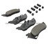 1003-0529M by MPA ELECTRICAL - Quality-Built Black Series Semi-Metallic Brake Pads w/ Hardware