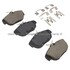 1003-0542M by MPA ELECTRICAL - Quality-Built Black Series Semi-Metallic Brake Pads w/ Hardware