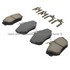 1003-0601M by MPA ELECTRICAL - Quality-Built Black Series Semi-Metallic Brake Pads w/ Hardware