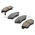 1003-0621AC by MPA ELECTRICAL - Quality-Built Black Series Ceramic Brake Pads w/ Hardware