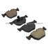 1003-0681AC by MPA ELECTRICAL - Quality-Built Black Series Ceramic Brake Pads w/ Hardware