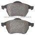 1003-0687M by MPA ELECTRICAL - Quality-Built Black Series Semi-Metallic Brake Pads w/ Hardware