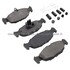 1003-0688AM by MPA ELECTRICAL - Quality-Built Black Series Semi-Metallic Brake Pads w/ Hardware