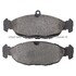 1003-0688AM by MPA ELECTRICAL - Quality-Built Black Series Semi-Metallic Brake Pads w/ Hardware