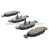 1003-0688C by MPA ELECTRICAL - Quality-Built Black Series Ceramic Brake Pads w/ Hardware