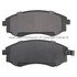 1003-0700AM by MPA ELECTRICAL - Quality-Built Black Series Semi-Metallic Brake Pads w/ Hardware