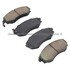 1003-0700AM by MPA ELECTRICAL - Quality-Built Black Series Semi-Metallic Brake Pads w/ Hardware