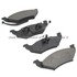 1003-0715M by MPA ELECTRICAL - Quality-Built Black Series Semi-Metallic Brake Pads w/ Hardware