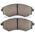 1003-0700AM by MPA ELECTRICAL - Quality-Built Black Series Semi-Metallic Brake Pads w/ Hardware