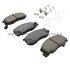 1003-0716M by MPA ELECTRICAL - Quality-Built Black Series Semi-Metallic Brake Pads w/ Hardware