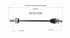 NCV21058 by GSP AUTO PARTS NORTH AMERICA INC - NEW CV Axle