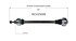 NCV23008 by GSP AUTO PARTS NORTH AMERICA INC - NEW CV Axle