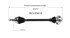 NCV23615 by GSP AUTO PARTS NORTH AMERICA INC - NEW CV AXLE