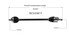 NCV23617 by GSP AUTO PARTS NORTH AMERICA INC - NEW CV AXLE