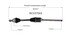 NCV27003 by GSP AUTO PARTS NORTH AMERICA INC - NEW CV Axle