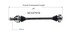 NCV27916 by GSP AUTO PARTS NORTH AMERICA INC - NEW CV AXLE