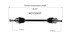 NCV33037 by GSP AUTO PARTS NORTH AMERICA INC - NEW CV AXLE