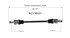 NCV36001 by GSP AUTO PARTS NORTH AMERICA INC - NEW CV Axle