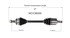 NCV36000 by GSP AUTO PARTS NORTH AMERICA INC - NEW CV Axle