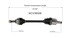 NCV36006 by GSP AUTO PARTS NORTH AMERICA INC - NEW CV AXLE