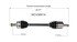 NCV36014 by GSP AUTO PARTS NORTH AMERICA INC - CV Axle Assembly - Front, Left, for 2013-2014 Honda Accord