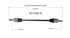 NCV36016 by GSP AUTO PARTS NORTH AMERICA INC - NEW CV Axle