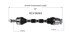 NCV36063 by GSP AUTO PARTS NORTH AMERICA INC - NEW CV Axle