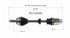 NCV36066 by GSP AUTO PARTS NORTH AMERICA INC - NEW CV Axle