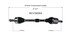 NCV36064 by GSP AUTO PARTS NORTH AMERICA INC - NEW CV Axle