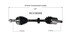 NCV36068 by GSP AUTO PARTS NORTH AMERICA INC - NEW CV Axle