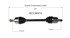 NCV36074 by GSP AUTO PARTS NORTH AMERICA INC - NEW CV Axle